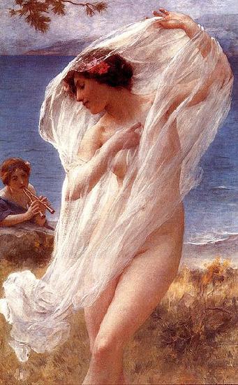 Charles-Amable Lenoir A Dance By The Sea china oil painting image